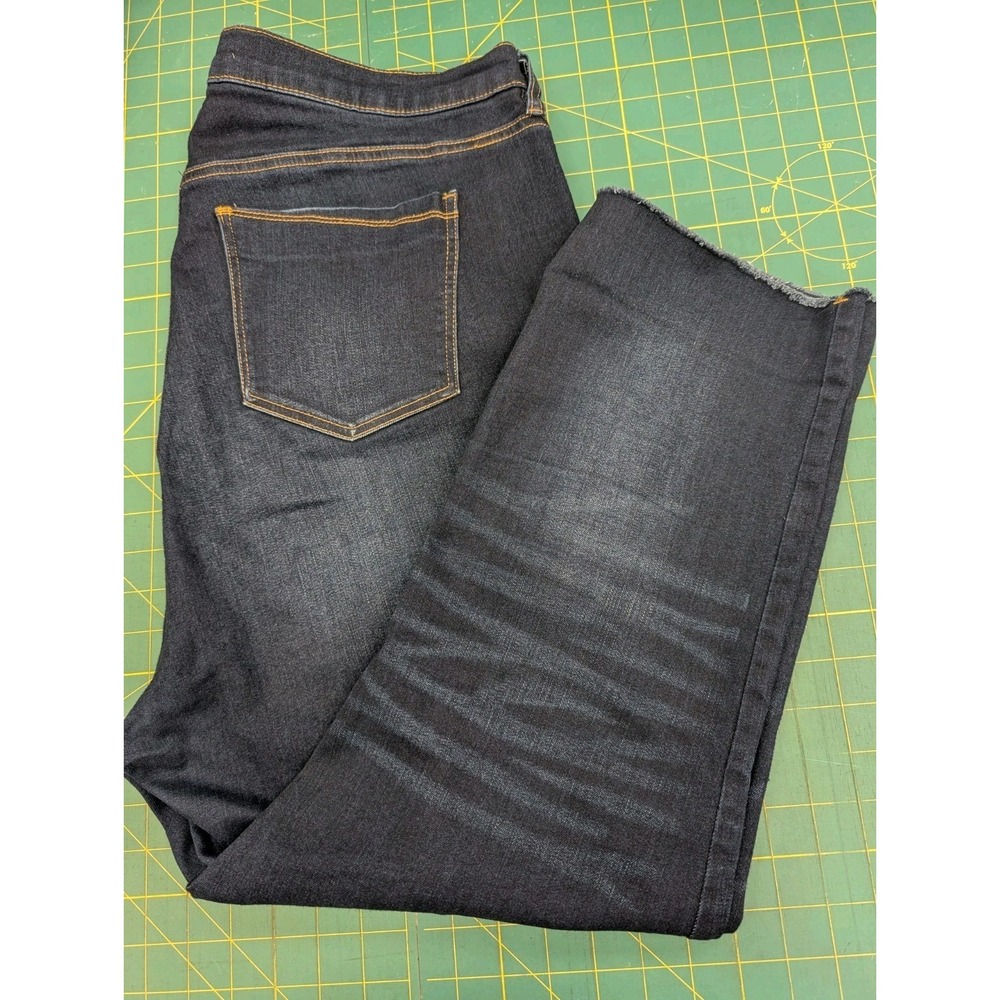Celebrity Pink Women 18 Blue Denim Jeans Stretch Comfy Distressed Hem Pants
